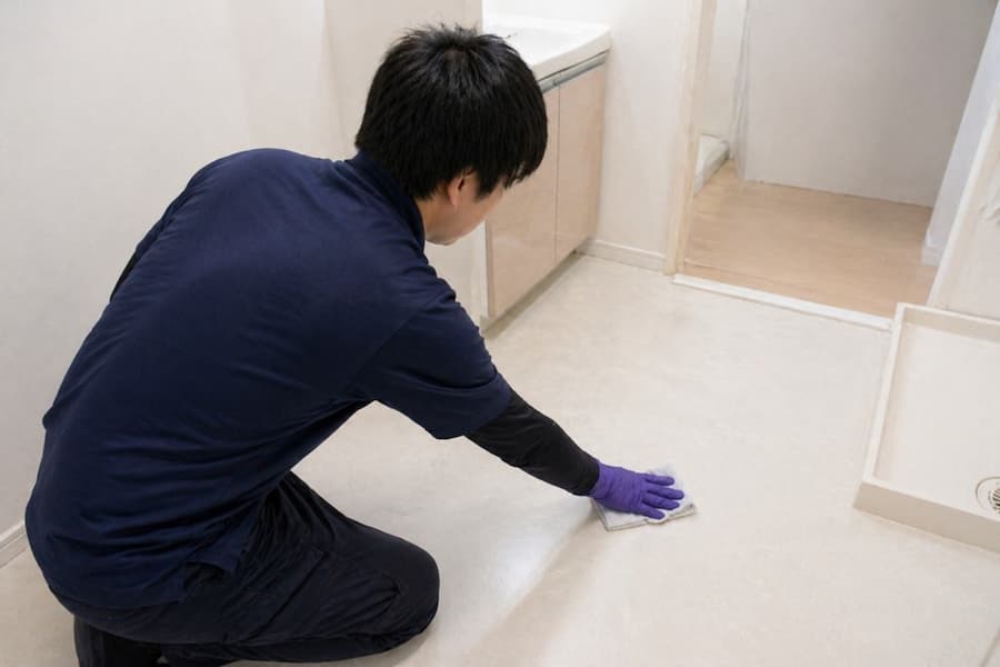 作業後の清掃