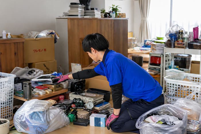 仕分け作業
